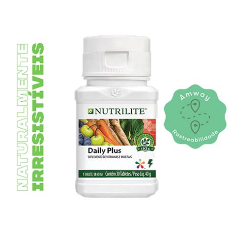 Suplemento Daily Plus Vitaminas E Minerais Amway