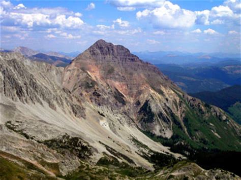 Teocalli Mountain in the Elk Range