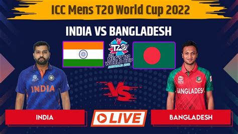 🔴live India Vs Bangladesh 35th Match Icc T20 World Cup 2022 Ind Vs