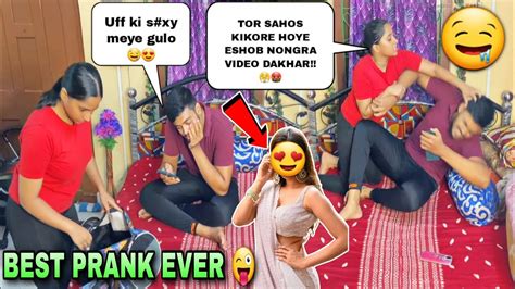 Watching Other Girl S Hot Videos 🥵🤤 Infront Of My Gf 😜 She Got Very Angry 😱 Prank On Gf