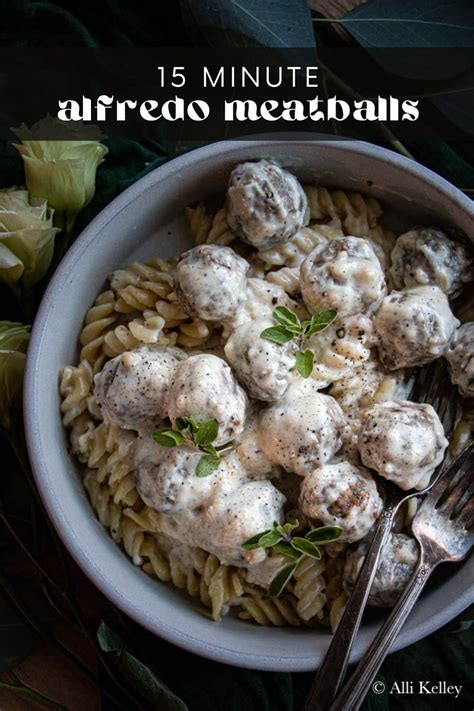 Alfredo Meatballs • Longbourn Farm