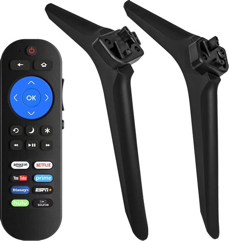 TV Legs For Hisense TV Legs With Remote For Roku TV Roku Players TV