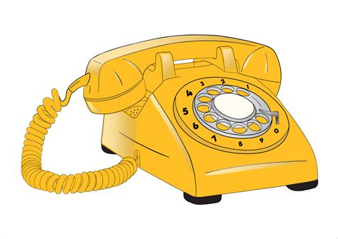 Vintage Telephone Vector Illustration 10933886 Vector Art at Vecteezy