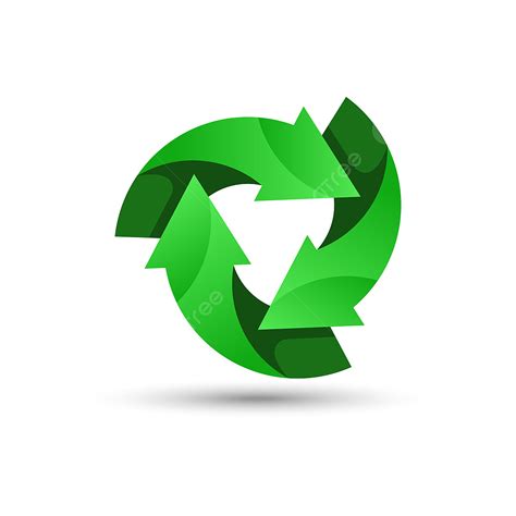 Green Recycle Vector Design Images, Green Recycling Logo, Logo, Design ...