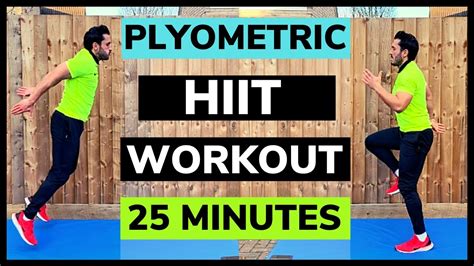 Plyometric Workout At Home Fat Burning Plyo Hiit Workout Youtube