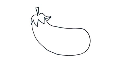 How To Draw An Eggplant My How To Draw