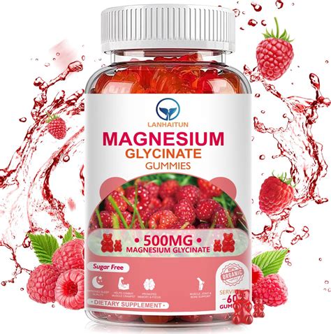 Amazon Magnesium Glycinate Mg Gummies With Mg Magnesium L