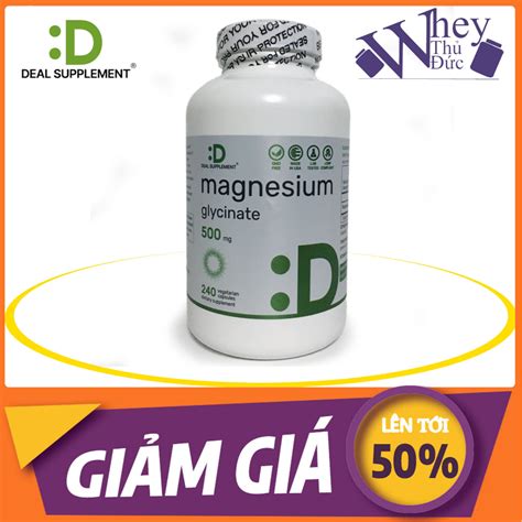 Magnesium Glycinate Mg Deal Supplement Vi N Veggie T Ng S C