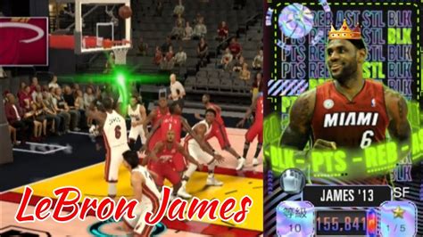 Nba 2k Mobile 「大三元」史詩級數據lebron James試用😃 超級全能的數據🔥🔥 Youtube