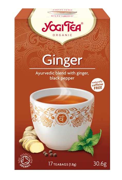 Yogi Tea Organic Ginger Tea 17 bags | Bia Follain Health Food Shop ...