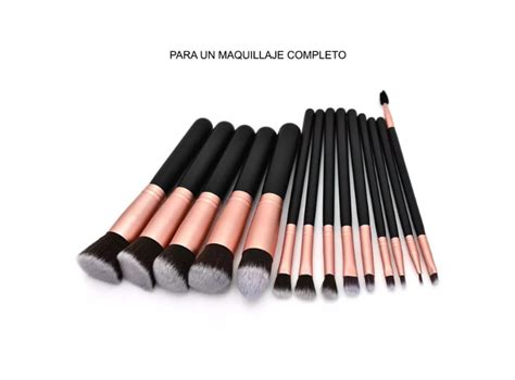 Ripley Brochas De Maquillaje Profesionales Set Piezas Myc Negro