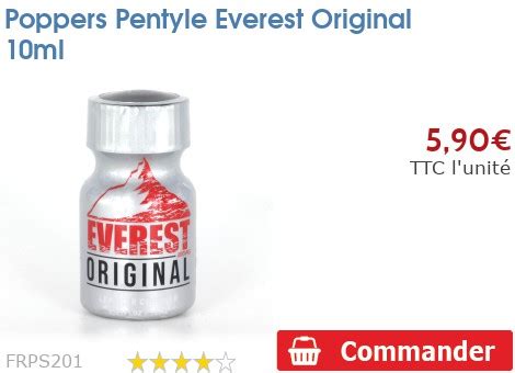 Poppers Pentyle Everest Original 10ml FRPS201