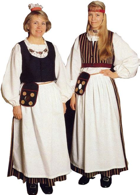 Western Finnish costumes | Uralic: FI West | Folk clothing, Traditional ...