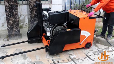 Hydraulic Concrete Cutting Saw Asphalt Saw Trencher Machine Jhd