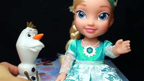 Elsa Frozen Snow Glow Disney Singing Toy Doll Let It Go Olaf Toy Boneca