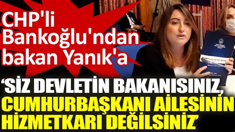 CHP Bartın Milletvekili Aysu Bankoğlu Aile ve Sosyal Hizmetler Bakanı