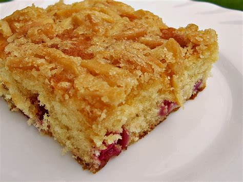 Wandelbarer Blechkuchen Mit Butter Mandelkruste Von Mirabelle83