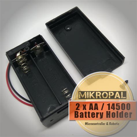 Jual Battery Holder Box Kotak Batere Baterai 2 X AA 2xAA Lithium Ion Li