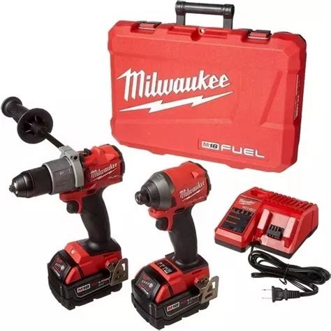 Milwaukee Kit M18 Fuel 2997 22 Taladros Baterías 5 Ah e o