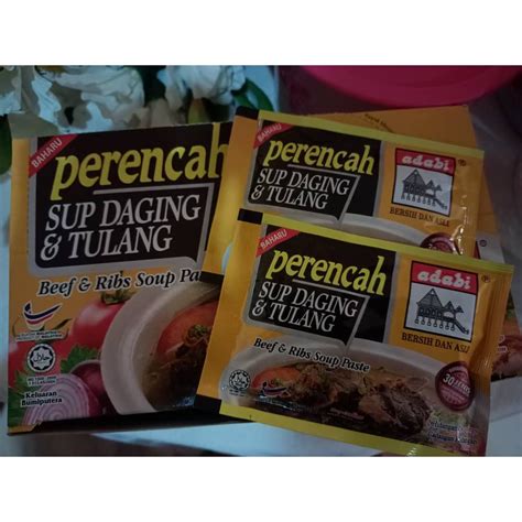 ADABI PERENCAH SUP DAGING TULANG 40g Shopee Malaysia