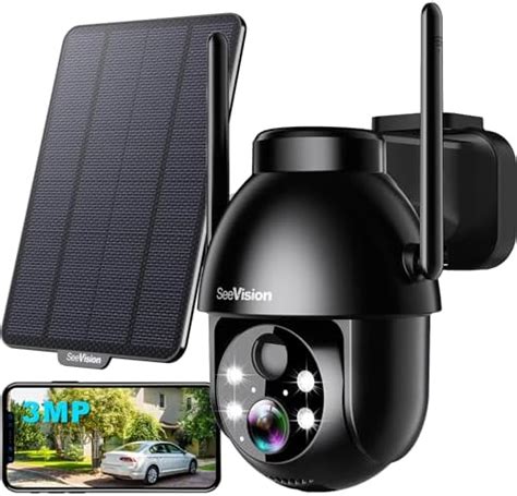 Seevision Solar Security Cameras Wireless Outdoor K Battery Powered