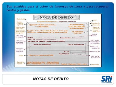 Contabilidad General Notas De DÉbito Y CrÉdito