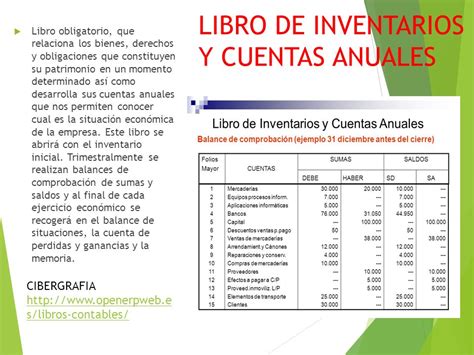 Libro De Inventarios Y Cuentas Anuales Ejemplos Opciones De Ejemplo