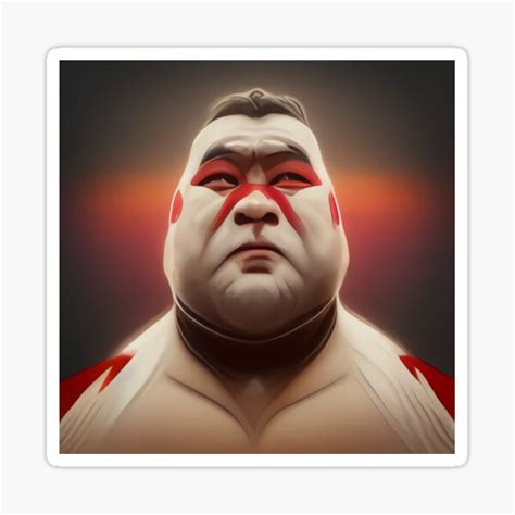 Sumo Wrestler Sticker For Sale By Vlknsn Redbubble