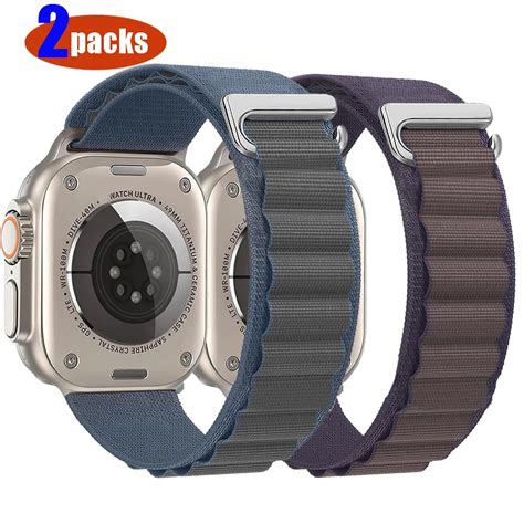 Correa De Nailon Alpine Loop Para Apple Watch 2 Piezas Banda De 49mm 9