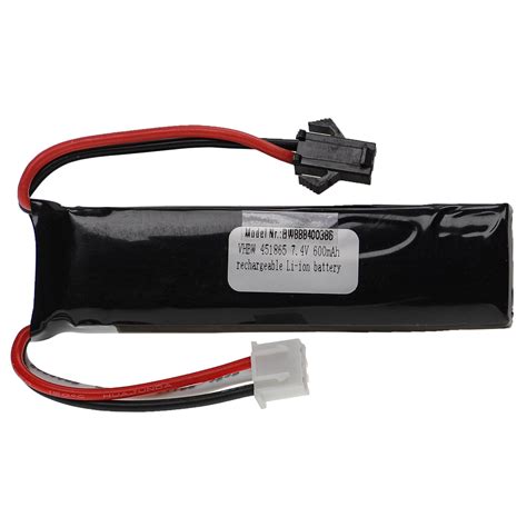 Vhbw Batterie Compatible Avec Sm P Connecteur Pour Mod Le Rc Par Ex