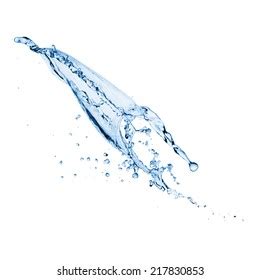 Clear Blue Water Splash Drops Isolated Stock Photo Shutterstock