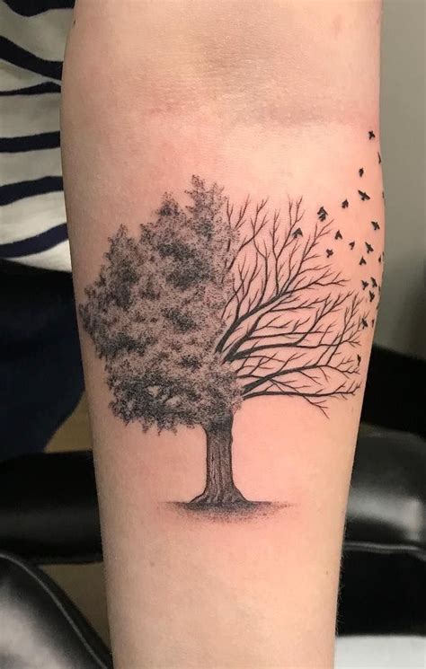 50 Gorgeous And Meaningful Tree Tattoos Inspired By Nature S Path Artofit