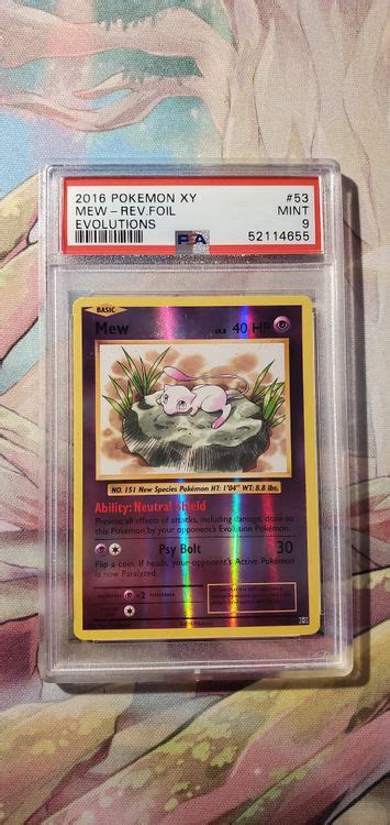 Pokemon Xy Mew Reverse Foil Evolutions Psa Eng Kaufen Auf Ricardo