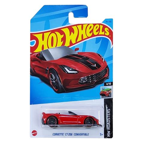 Masinuta Metalica Hot Wheels Corvette C Z Convertible Rosu Emag Ro