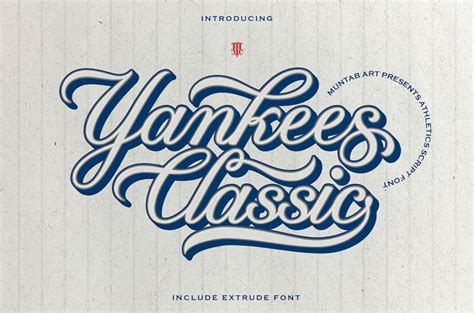 Yankees Classic Font - Creative Fonts