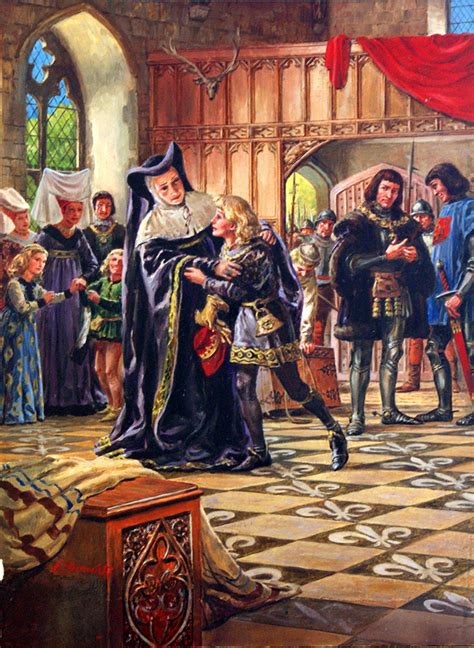 Edward V Being Handed Over To The Duke Of Gloucester Richard Iii