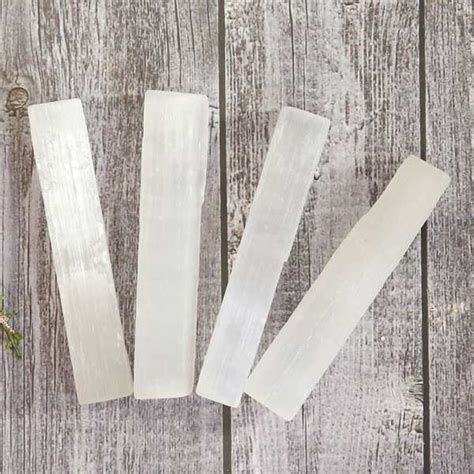 Natural Selenite Crystal Wand | Selenite Crystal - Wolf's Den Apothecary