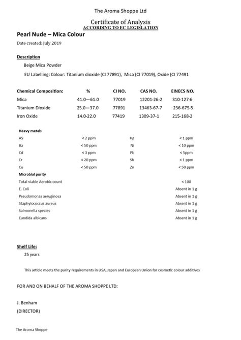 Pearl Nude Mica Welcome To The Institute Of Aromatherapy