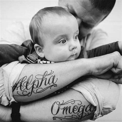 30 Alpha Omega Tattoo Designs For Men - Greek Grandeur