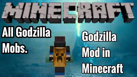 Minecraft Godzilla Vs King Ghidorah Minecraft Godzilla Mod Showcase