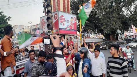 Ind Vs Pak T20 World Cup Celebration In Dehradun After India Victory