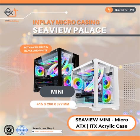 Inplay Casing Seaview Palace Mini Microatx Itx Shopee Philippines