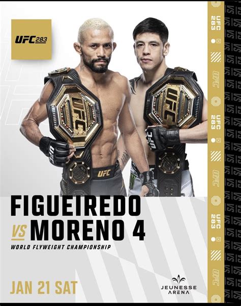 News - Figgy vs Moreno 4 Confirmed for UFC 283 January 21 | Page 16 | Sherdog Forums | UFC, MMA ...