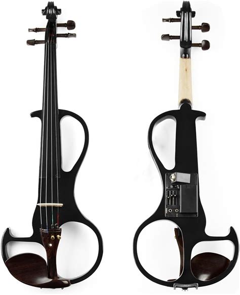 Clear Electric Violin Plastic Classic Violin With Ebony