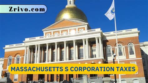 Massachusetts S Corporation Taxes