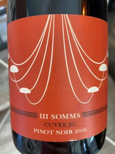 Iii Somms Cuv E Jg Pinot Noir Vivino Us