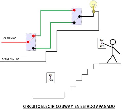 Diagrama De Circuito Electrico Para Escalera