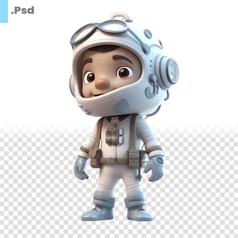 Representación 3d De Un Astronauta Con Fondo Blanco Y Trazado De Recorte Plantilla Psd Archivo