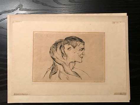 Edvard Munch Edvard Munch Hode Ved Hode Head By Head At 1stDibs