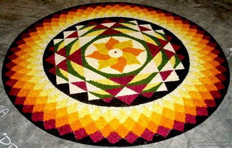 Onam Pookalam Beautiful 13